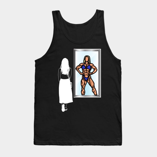 Becoming A Bodybuilder (Female Edition) Tank Top by Statement-Designs